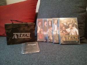 A-Team DVD Set unboxed